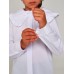 Блузка белая с большим воротником для девочки