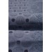 Полотенце махровое "Горошки", 70*140, т/серый